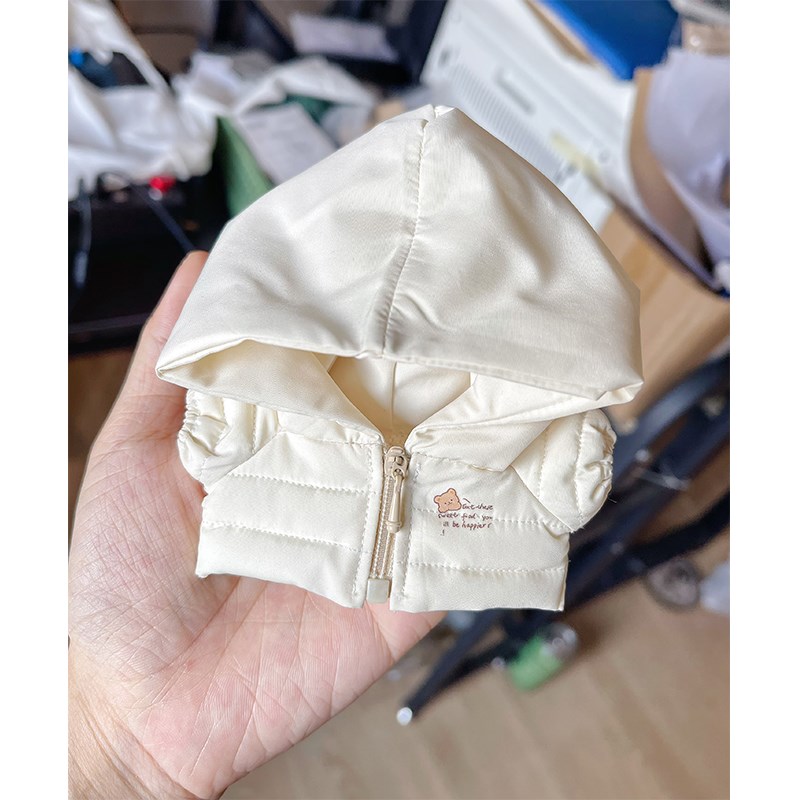 肥仔大佬10cm棉花娃娃u面包服娃衣10厘米棉花娃娃棉衣外套娃衣