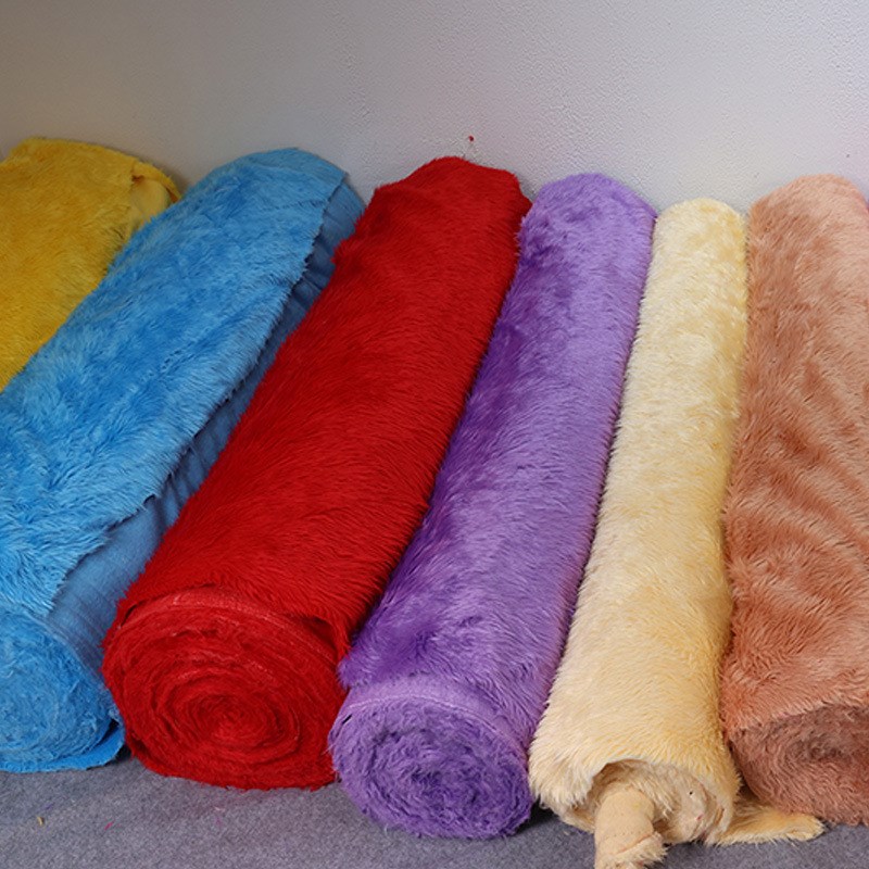 毛绒布料婚礼舞台装饰背景布婚庆场景diy面料柜台展示布地毯