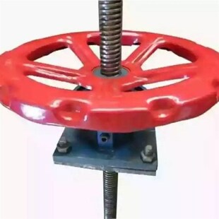 手轮螺杆式启闭机2吨丝杠吊耳平推侧摇启闭器M1t2吨5吨手动水闸门