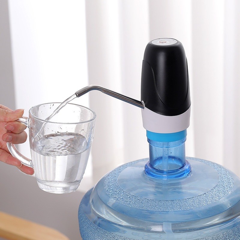 桶装水抽水器自动上水器家用 无线充电饮水机电动水泵纯净 压水器