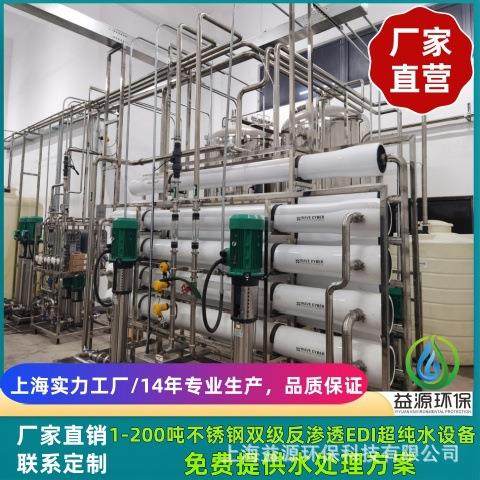 上海供应反渗透纯水设备，工业纯水设备，两级RO纯水设备2T