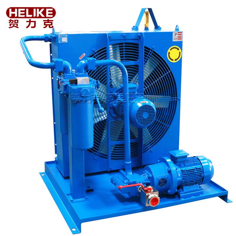 齿轮箱冷却减速机散热器齿轮油冷却贺力克DXDLA自循环风冷散热器