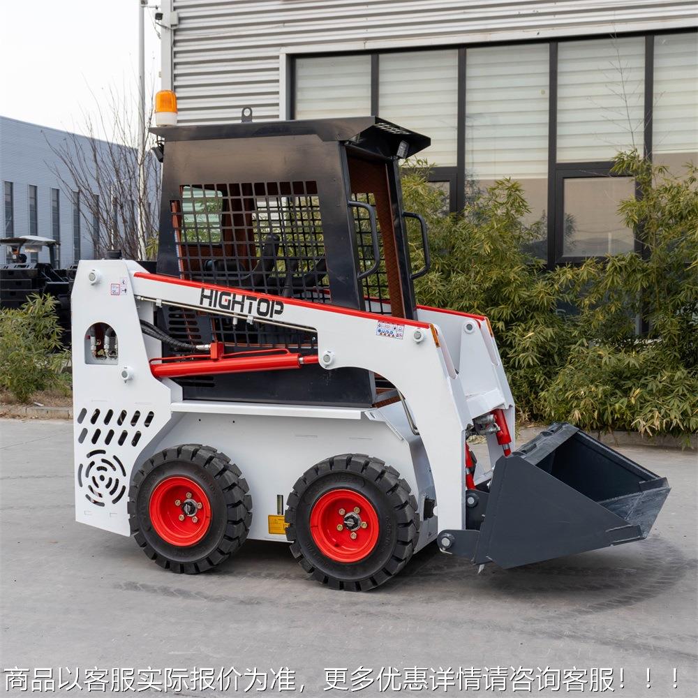 出口欧洲HT25式滑202移装车载机 前卸式轮铲 农场装卸小滑移型装