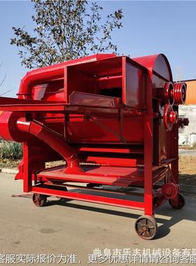 电柴两脱粮食脱粒机 稻麦脱粒IIP用机自动进料打用谷机 家谷子粒