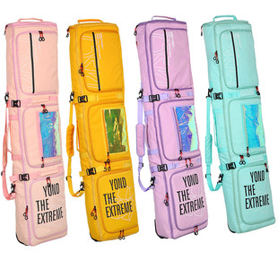 单板滑雪包双板滑雪装备包带轮可托运分仓干湿分离单肩双肩雪服包