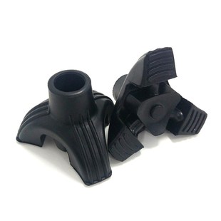 老人拐杖三脚垫橡胶防滑耐磨垫 老年拐棍配件 手杖底座三角头胶套