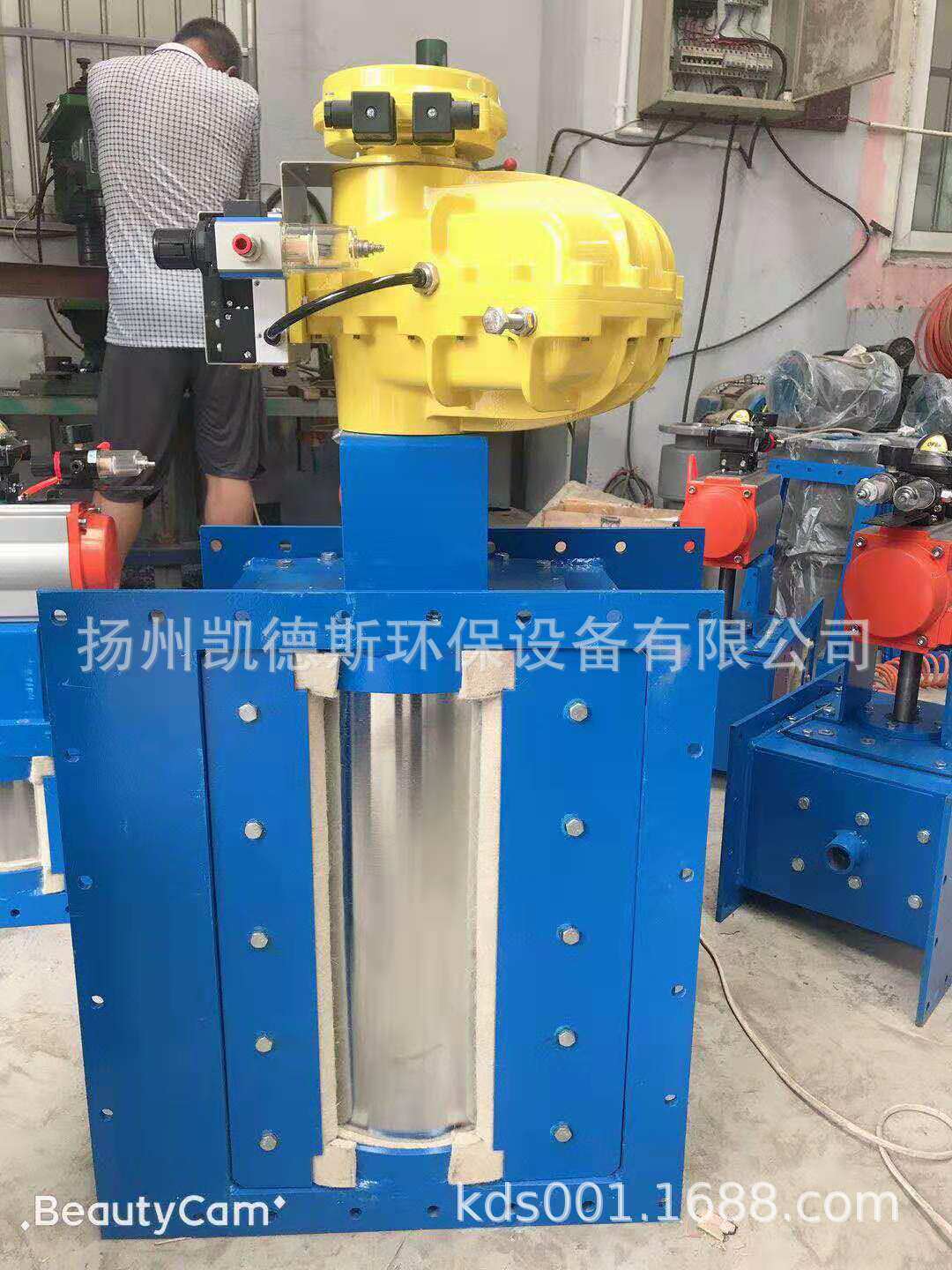 B500气动流量控制阀CP500气动弧形阀粉尘卸料阀500*500