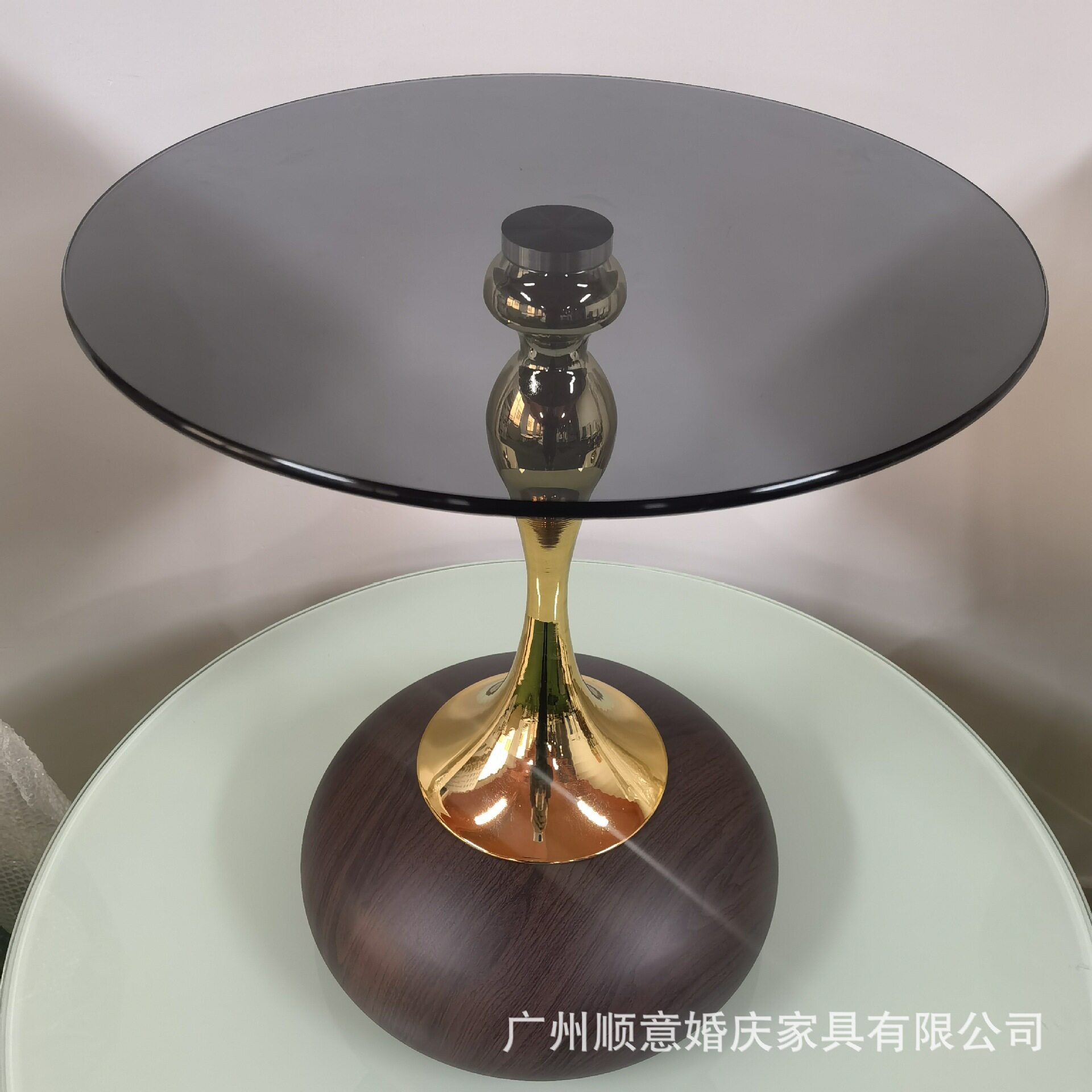 2025高档轻奢胡桃木纹色小茶几