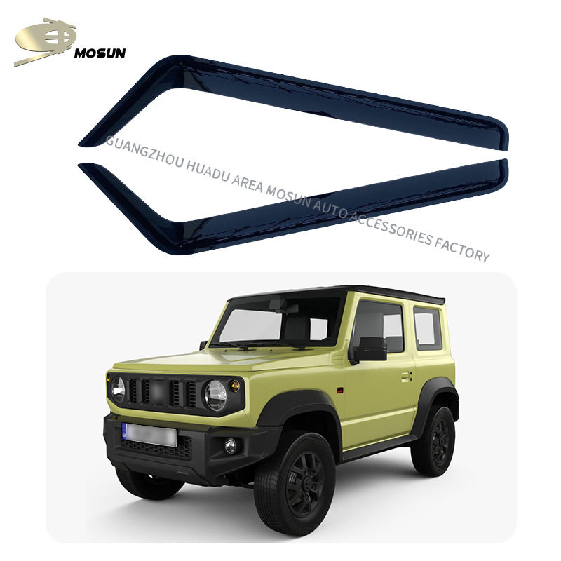 适用于铃木吉姆尼JIMNY JB64W JB74W 2019+注塑晴雨挡雨眉遮雨档