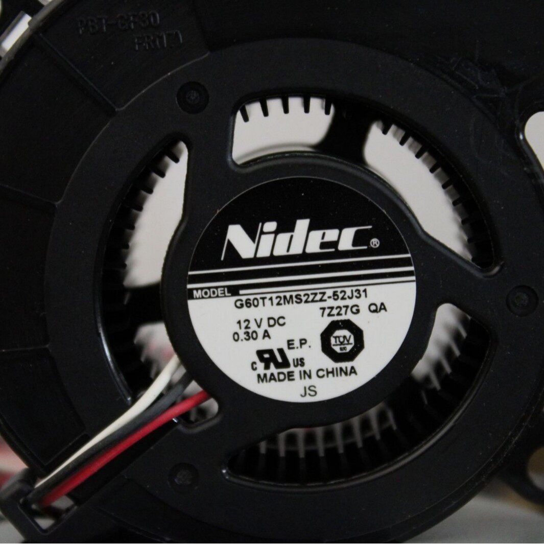 原装Nidec602512V0.3A6CM涡轮风扇鼓风机G60T12MS2ZZ-52J31