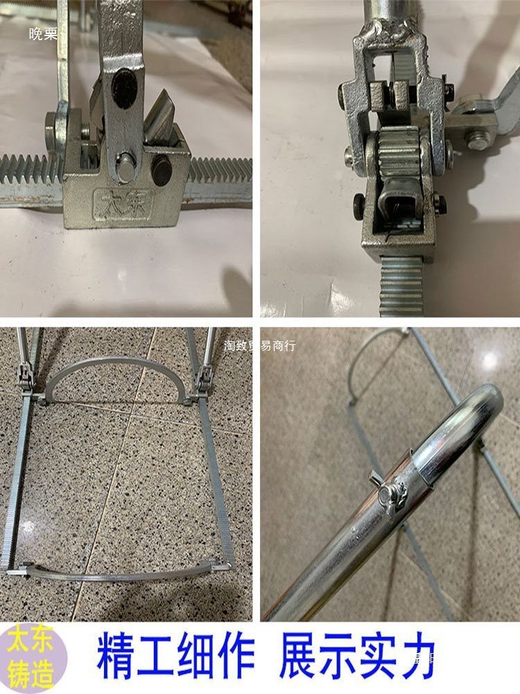 江苏安装双壁波纹管拉紧器通用型HDPE管推进器手动管道连接器