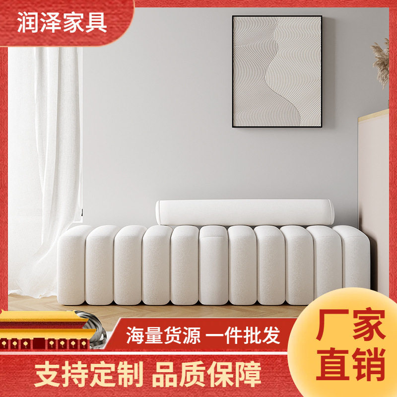 家用玄关换鞋凳北欧创意无靠背沙发服装店美容院休息区接待小沙发
