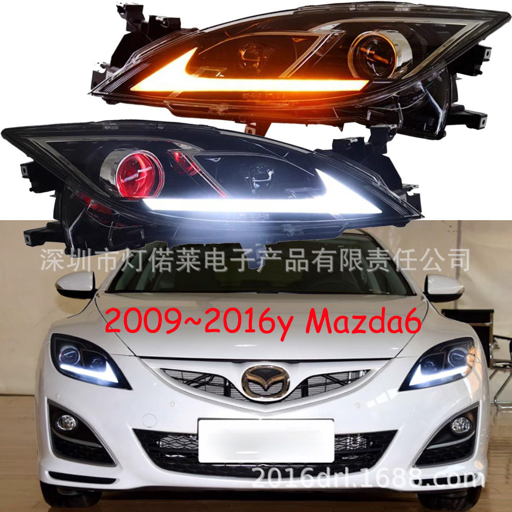 适用于马自达6睿翼大灯LED日行灯前照灯雾灯2009~2016