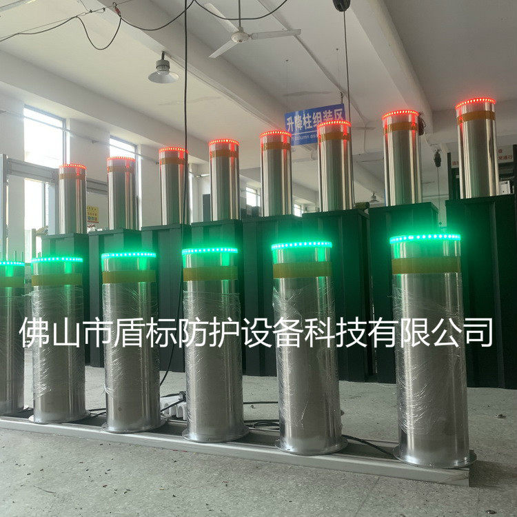佛山不锈钢升降车档地埋式路桩液压防撞柱自动升降柱智能大门桩