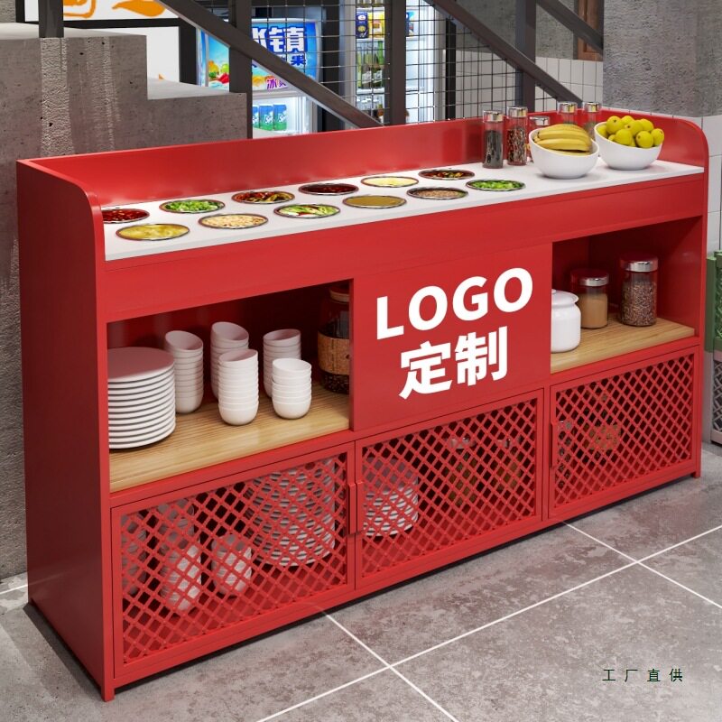 工业风铁艺商用调料台