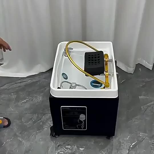跨境亚马逊新款移动洗头盆理发店没法发廊家用便携冲水盆厂家直销