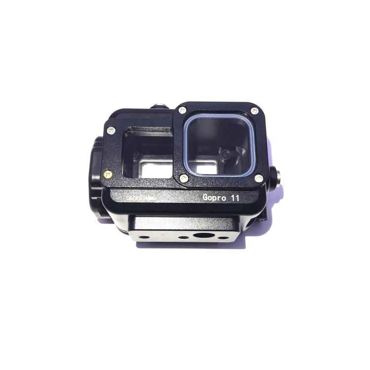 Gopro11潜水摄影铝合金防水壳搭配双色滤镜1w流明无极调光视频灯