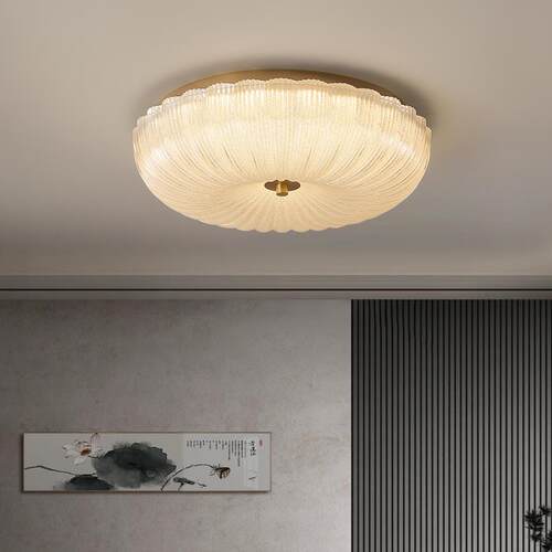 客厅全光谱LED吸顶灯双色光源护眼卧室灯现代简约大气圆形家用灯