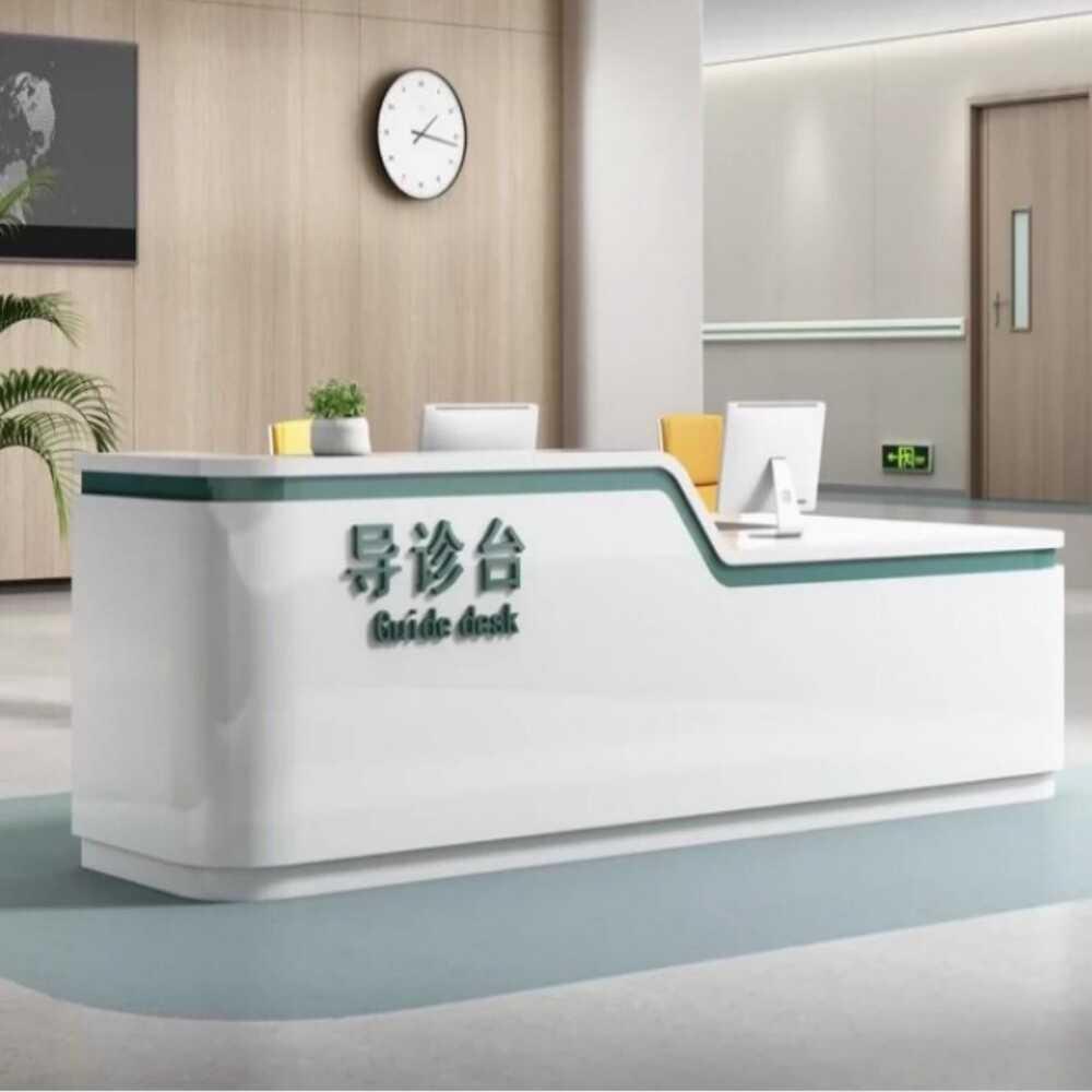 口腔医院前台接待台诊所吧台收银台导诊台护士站导医台柜台桌定做