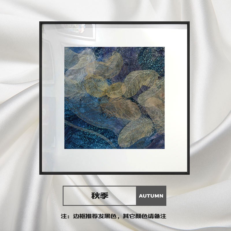 席勒 秋树 现代抽象风景艺术装饰画客厅书房玄关S过道壁画餐厅墙图片