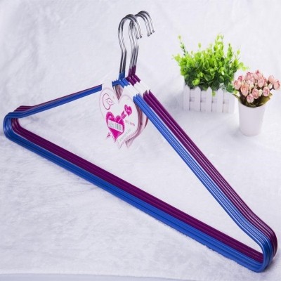 衣架-衣架】晒不锈钢装只8防滑【架特套大实心3粗大家用毛毯被子