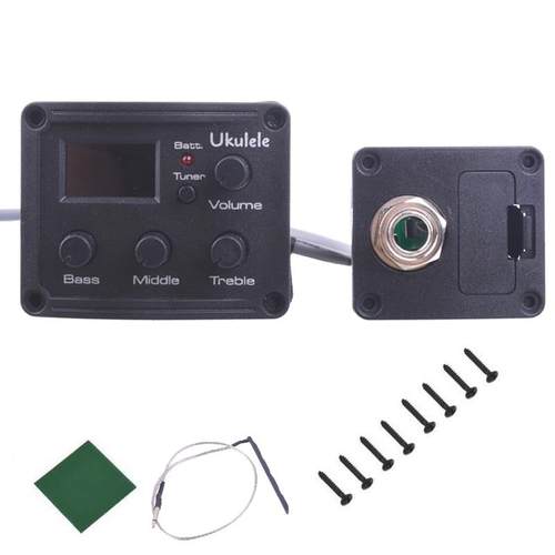 Ukulele拾音器英国液晶扬声器Eq三级双色背光拾音器与拾音器棒