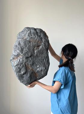 彷真pu石创意石头摆件装饰品户外庭院家居饰品假石头装饰摆件