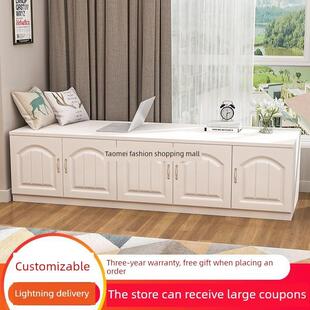 香港澳门包邮飘窗柜矮柜地柜可坐落地窗台柜收纳柜子自由组合定制