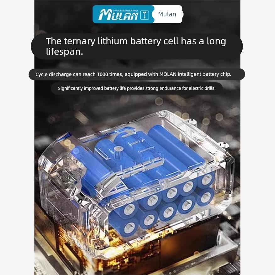 德国进口花木兰智能芯片无刷电动扳手380N·M超级扭矩1000次循环