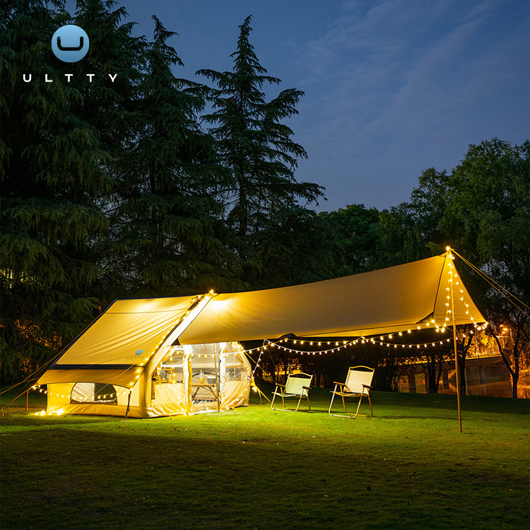 ULTTY户外露营帐篷徒步露营充气帐篷420D牛津布旅行便携式空气帐