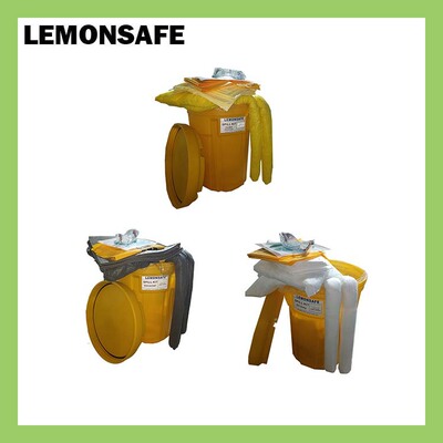应急处理套装LEMONSAFE 30加仑泄漏应急处理桶套装LSK-30