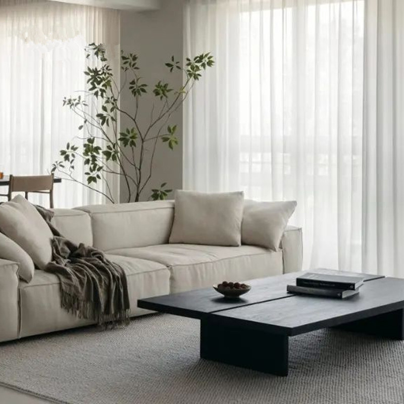 侘寂复古做旧实木茶几简约民宿设计师原木茶台日式侘寂风木质茶桌