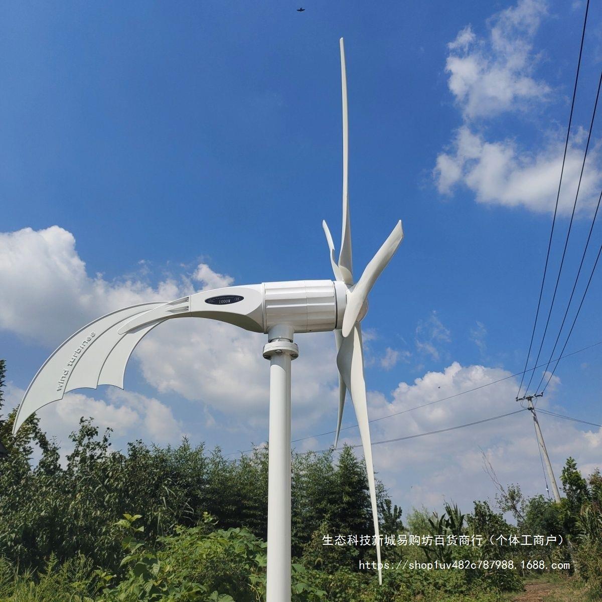 新款1kw风力发电机家用型风光互补风力发电机型风力发电机