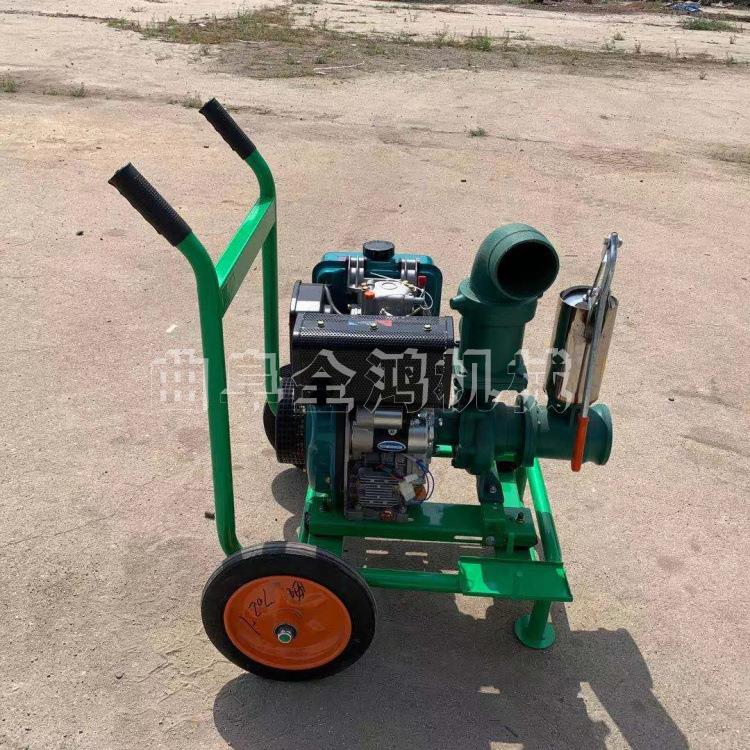 178风冷柴油4寸抽水泵推车款农田灌溉抽水器