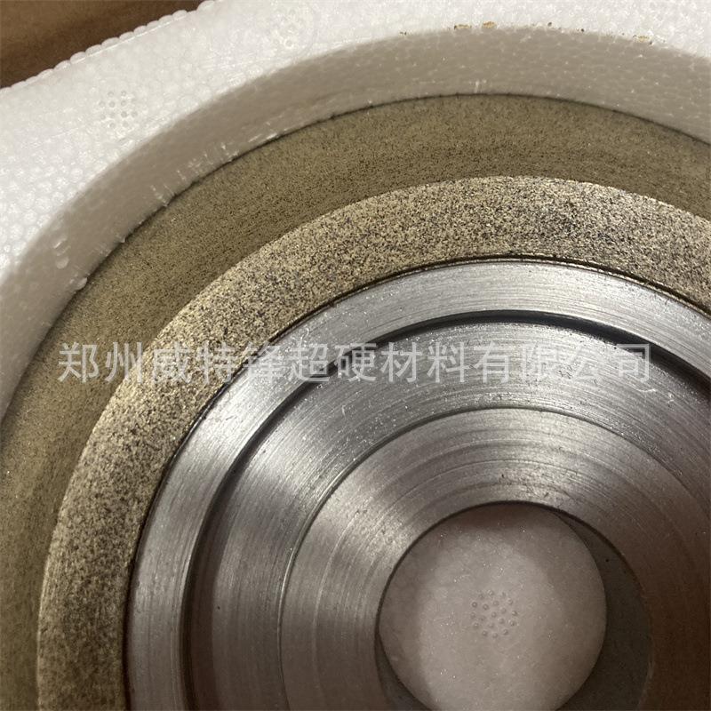 金刚石、CBN烧结单斜边砂轮，不锈钢、高速钢、钨钢磨型使用