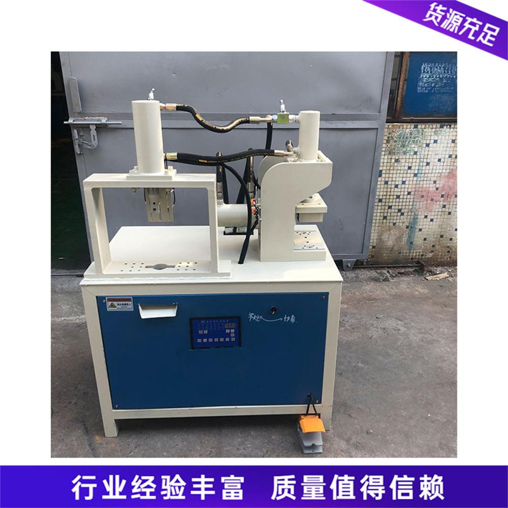 金属不锈钢管折角机 全自动方管液压冲角机 铝合金楼梯扶手剪角机