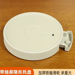 花盆底座托盘大号隐形滑轮底托带轮加厚塑料接水盘万向轮移动花盘