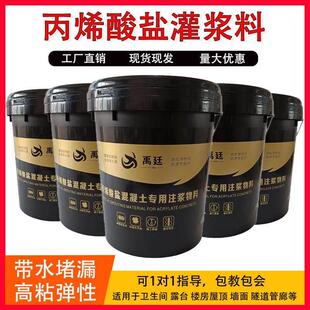 丙烯酸盐注浆液防水补漏地下室卫生间AB组高压灌浆料堵漏剂注浆机