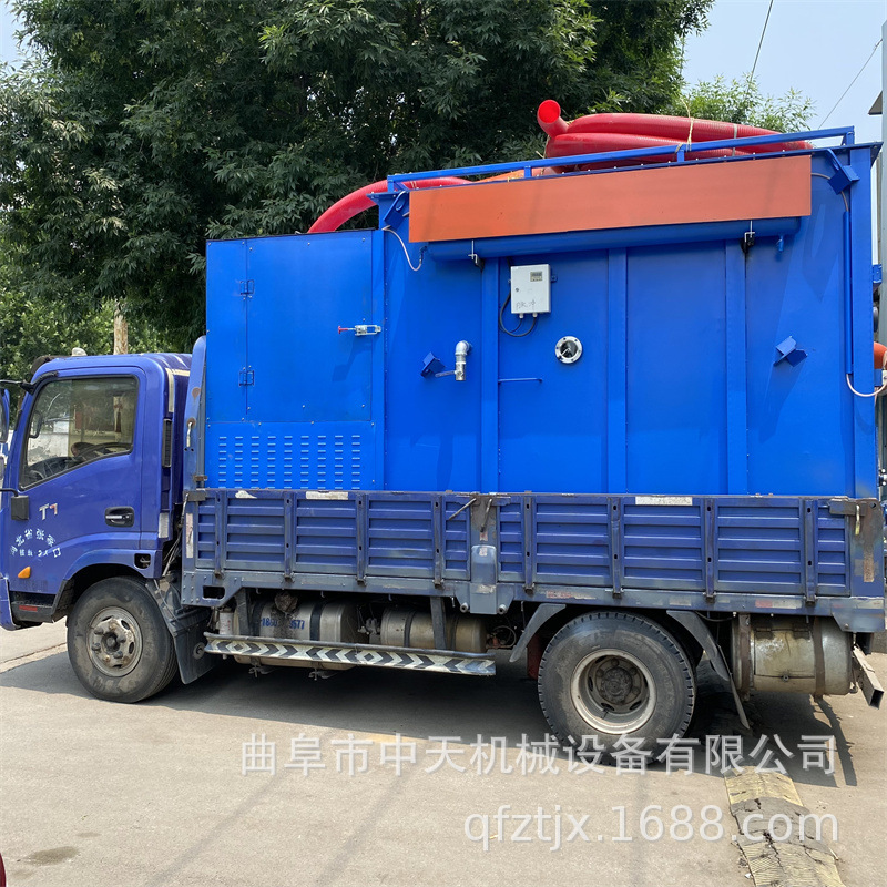 移动式车载式方形罐体输送机 粉煤灰入库吸灰设备kxxx888