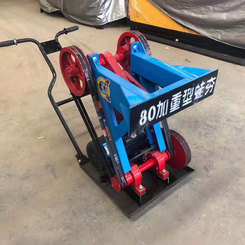 小型蛤蟆夯蛙型打夯机40/60/80手扶路面压实机蛙夯汽油电动蛙夯机
