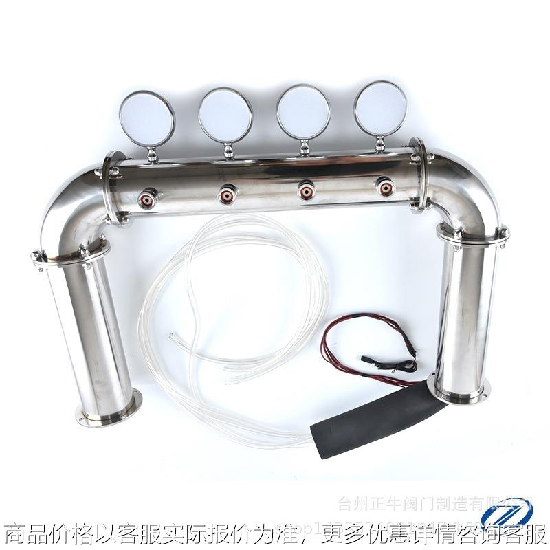 厂家直供 可啤酒阀 门型不锈钢304酒柱 门型四头不锈钢图片
