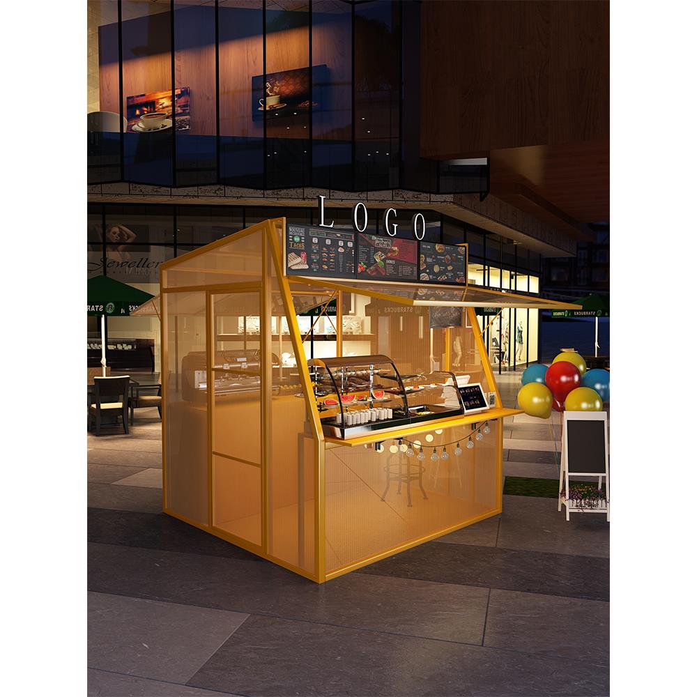 定制集市活动摊位展示架户外地摊架网红夜市摆摊货架商业街小吃车