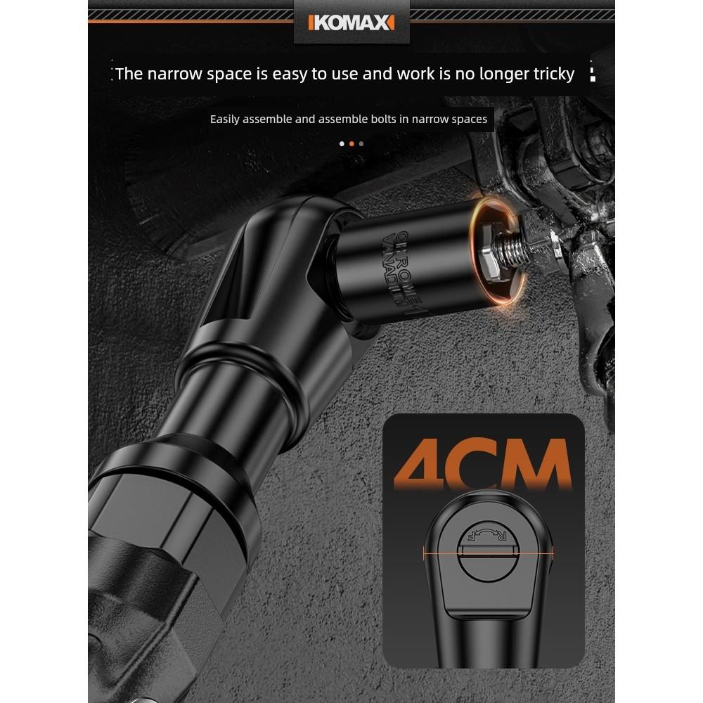 德国进口气动棘轮快速扳90度角大扭力内六角1/2寸大飞小风炮