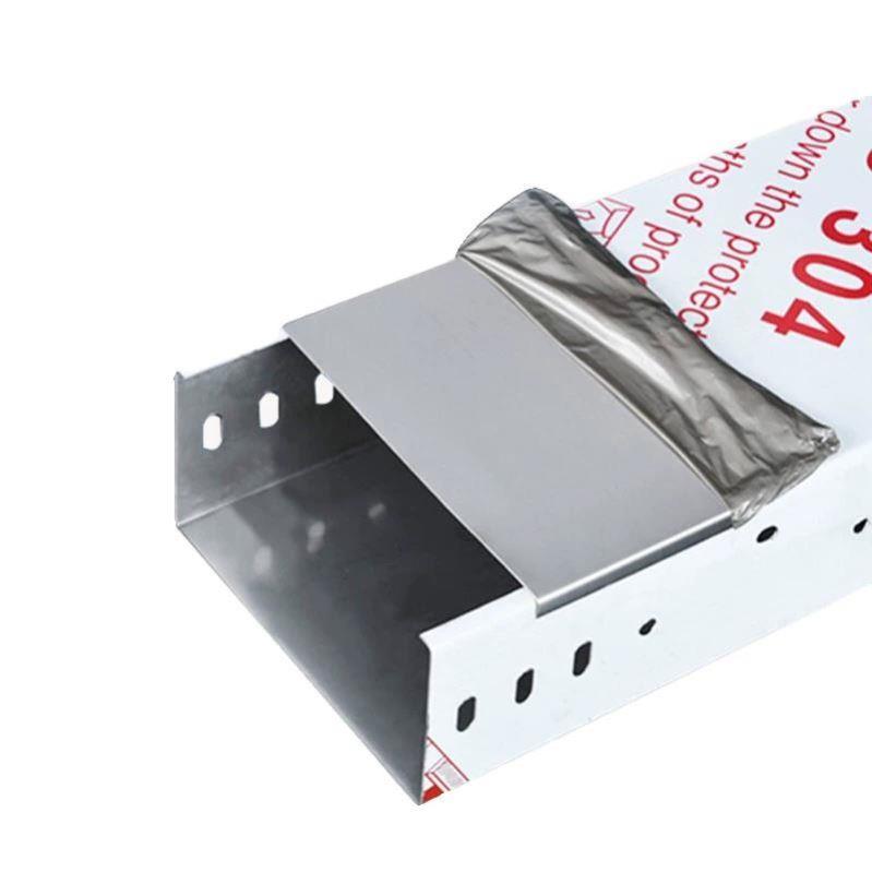 热镀锌电缆桥架线槽大间距封闭线槽200X100X50镀锌桥架线槽