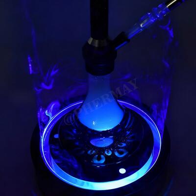 水烟配件水烟壶Hookah Sponge LED七彩发光灯激光气氛灯LED灯底座