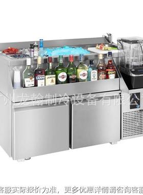 CS-120酒吧柜商用不锈钢酒槽柜操酒吧KTV作台酒调柜柜清吧酒调酒