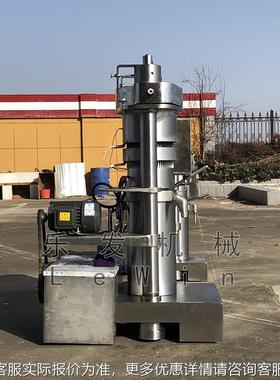 小型麻香芝油机油坊食用油工加设备液压榨油机商WXM用核立式桃压