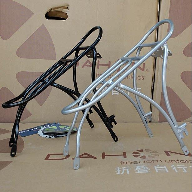 P8铝合金后货架20寸折叠车尾架D8衣架自行车行李架P18后货架