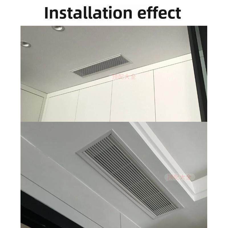 新风中央空调出风口格栅风管机器通风排风通风机出风口盖导风罩配