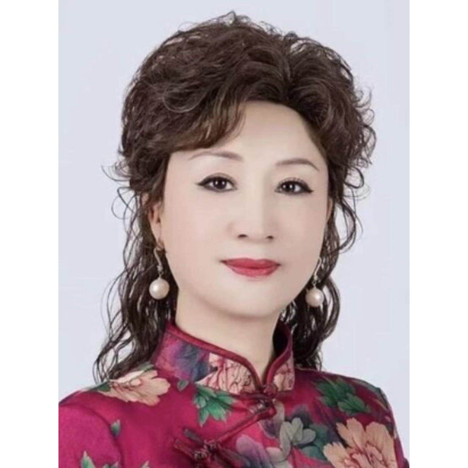 头顶补发片女短卷发真发手织无痕发顶发盖补发遮白发羊毛卷假发片